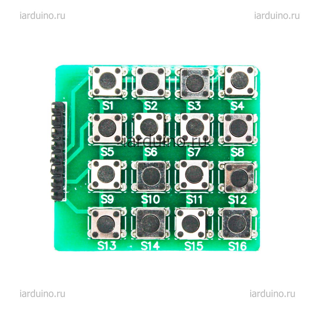  Клавиатура 4 x4 кнопки V2 для Arduino ардуино