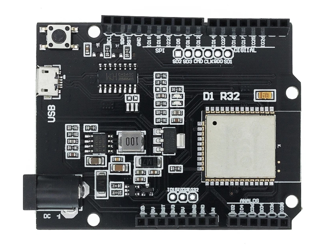  Контроллер WeMos ESP32 D1/R32 для Arduino ардуино