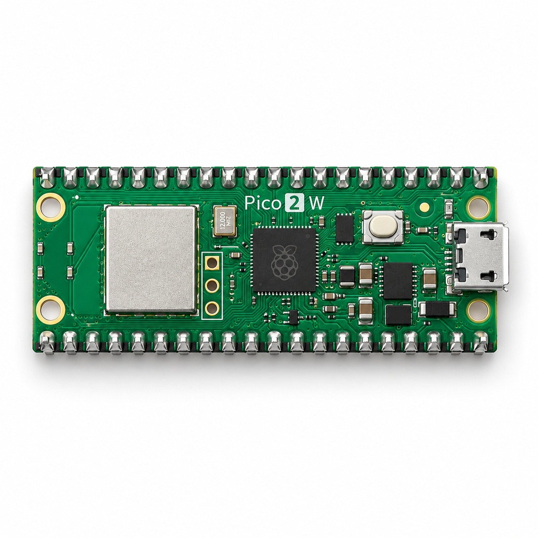 Контроллер Pico 2 W на RP2350, Wi-Fi / Bluetooth (С ногами, совместимая плата) для Arduino ардуино