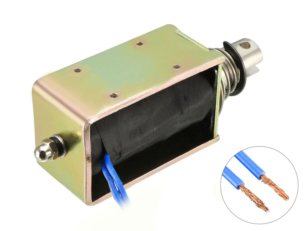  Соленоид JF-1564B (55 Н, 24 В) для Arduino ардуино
