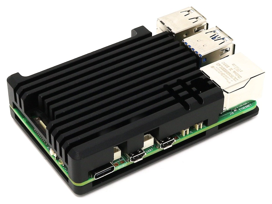 Корпус алюминиевый без вентиляторов для Raspberry Pi 5 (Armor Case) для Arduino ардуино