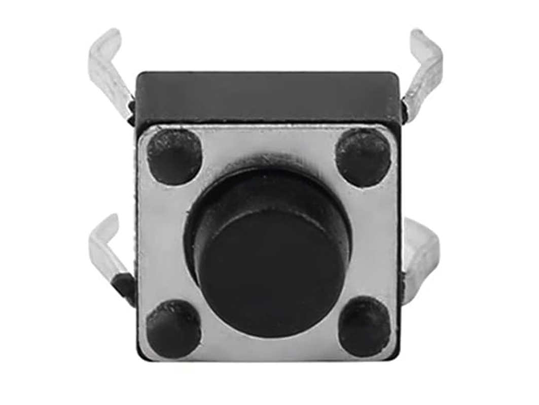  Кнопка тактовая (4 pin / 6×6×6 мм / 5 шт.) для Arduino ардуино