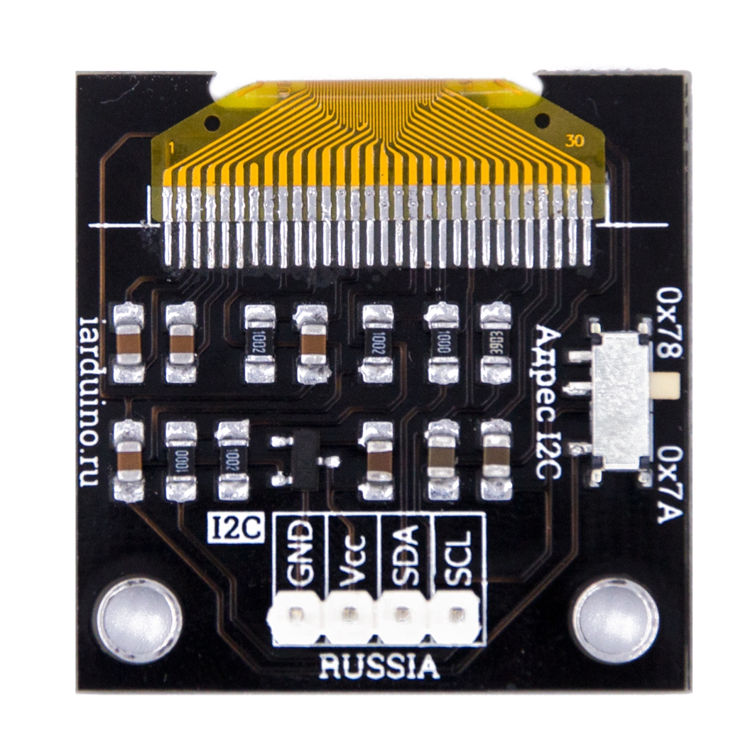  OLED экран 128×64 / 0,96” (Trema-модуль) для Arduino ардуино