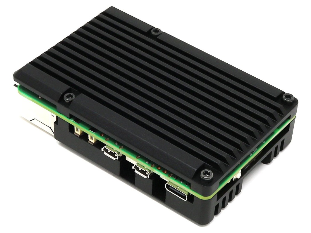 Корпус алюминиевый без вентиляторов для Raspberry Pi 5 (Armor Case) для Arduino ардуино