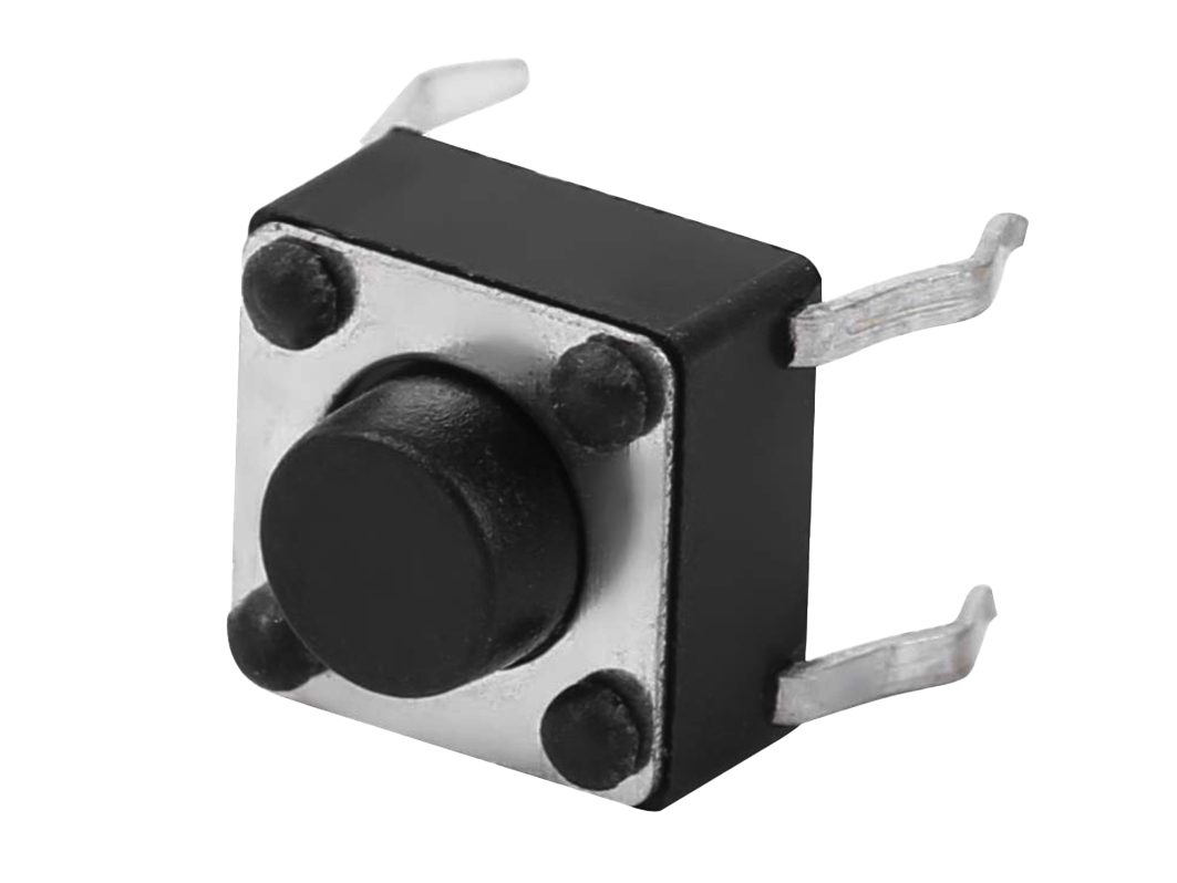  Кнопка тактовая (4 pin / 6×6×6 мм / 5 шт.) для Arduino ардуино