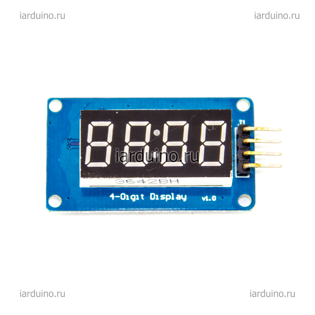  4-сегментный дисплей для Arduino ардуино